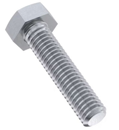 M10 x 16 Hex Head Set Screw Grade 10.9 Zinc Plated