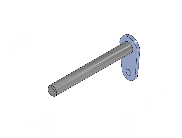 175x20mm Jackleg Pin from Ram to Jackleg Frame