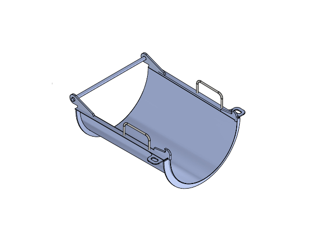 Extension Chute P2 P4000 - Black Steel