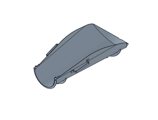 Pan Chute Mk5 - Black Steel