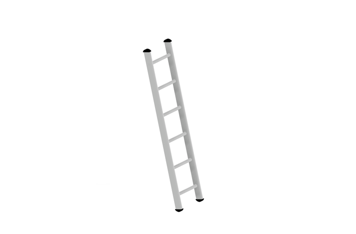 Ladder- Aluminium - 6 rung single section
