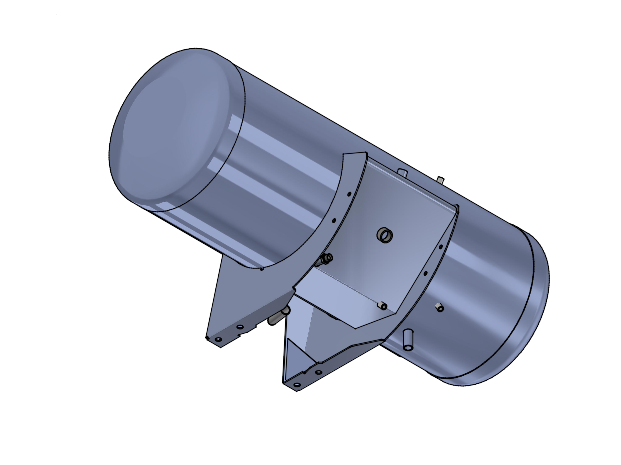 Water Tank 400L Steel Fabrication - With Oil Tank - Mk5