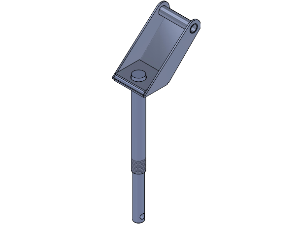 Radius Arm - P4000 Swing Out Beam Sub-Assembly - Black Steel