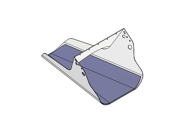 Low Height Charge Hopper with Liner Fabrication